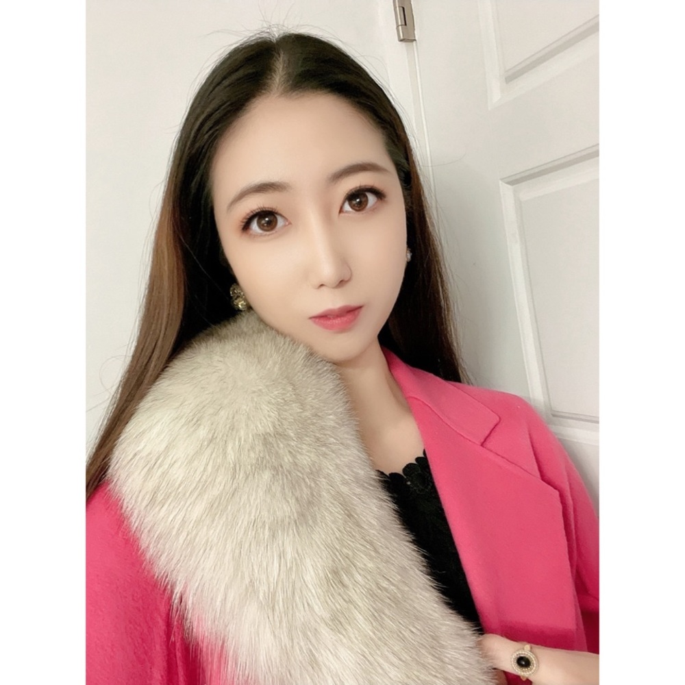 💯 Premium Cashmere Double Face Hot Pink Coat
